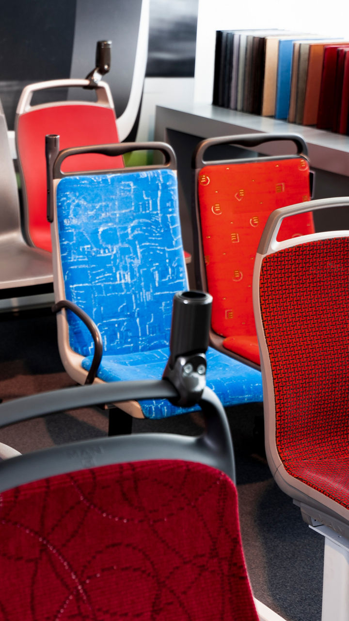 Unterschiedliche Sitztypen 