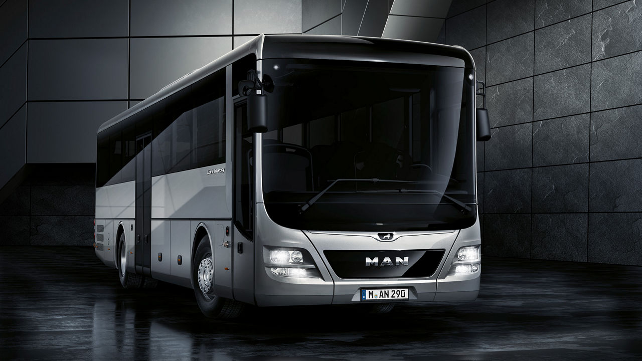 The roof arches emphasise the sleek and dynamic design of the MAN Lion’s Intercity