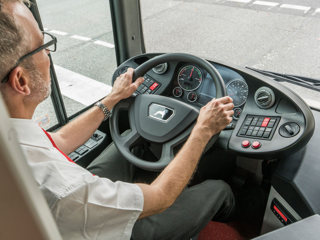 Clever driver’s workplace concept