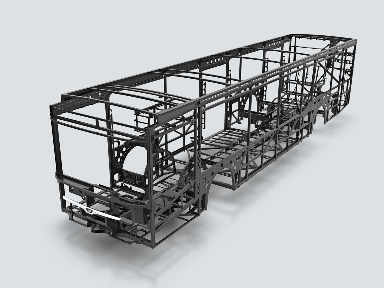 Lighter body-in-white structure, less weight