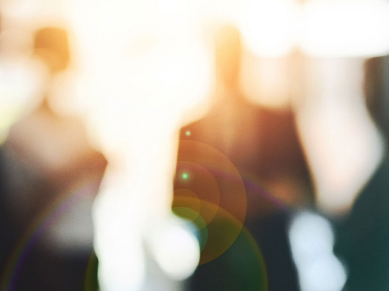 Dimly discernible people