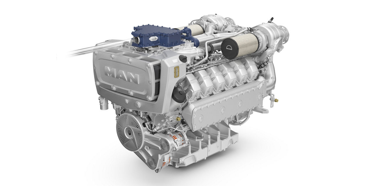 MAN D2862 Dual Fuel Marine engine