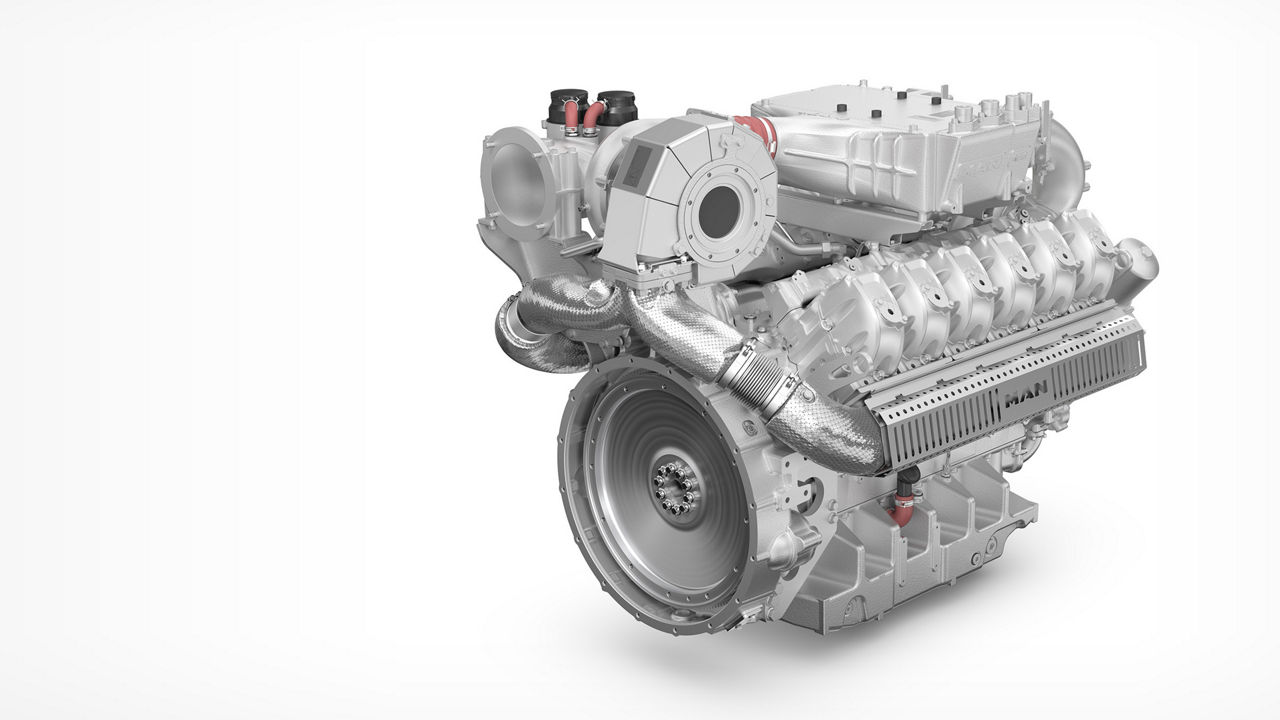 MAN E3872 gas engine