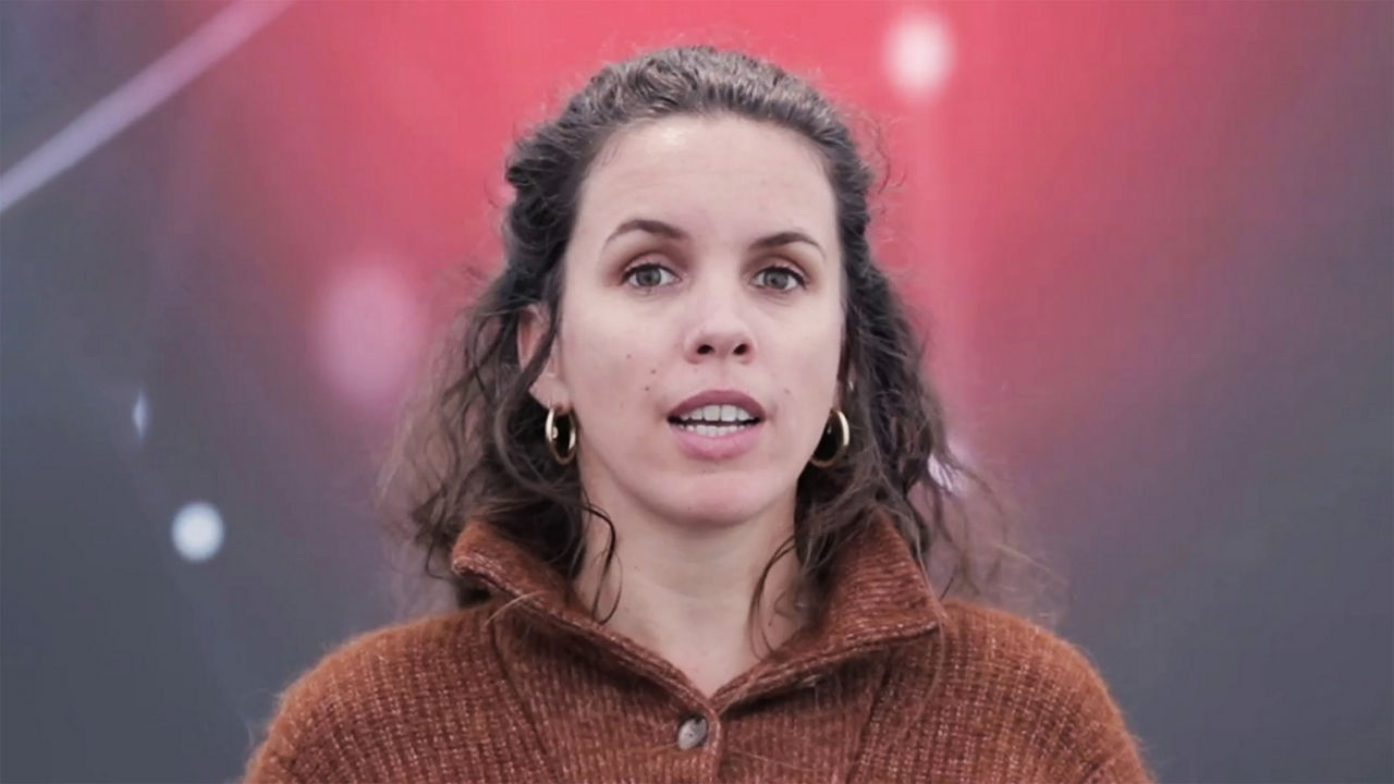 Sarah Sarrion, bedrijfsleider Transports Sarrion, La Rochelle, Frankrijk