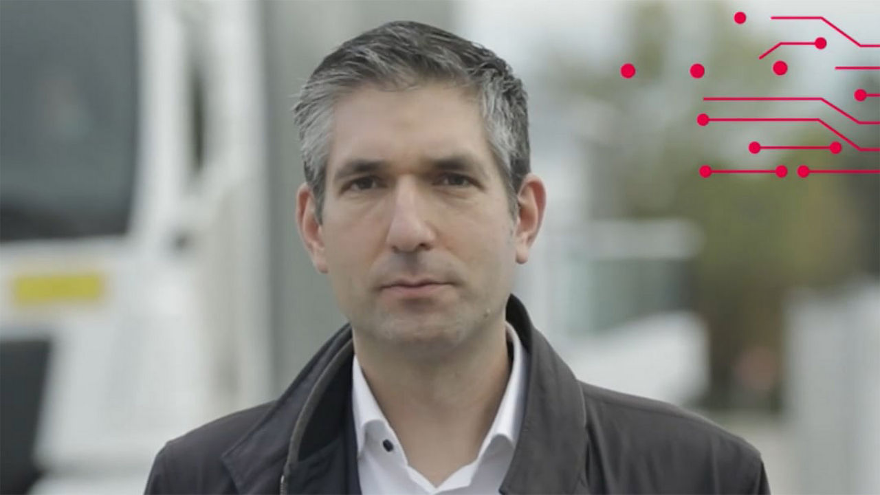 Sebastian Simon, bedrijfsleider van Meiller Kipper, München