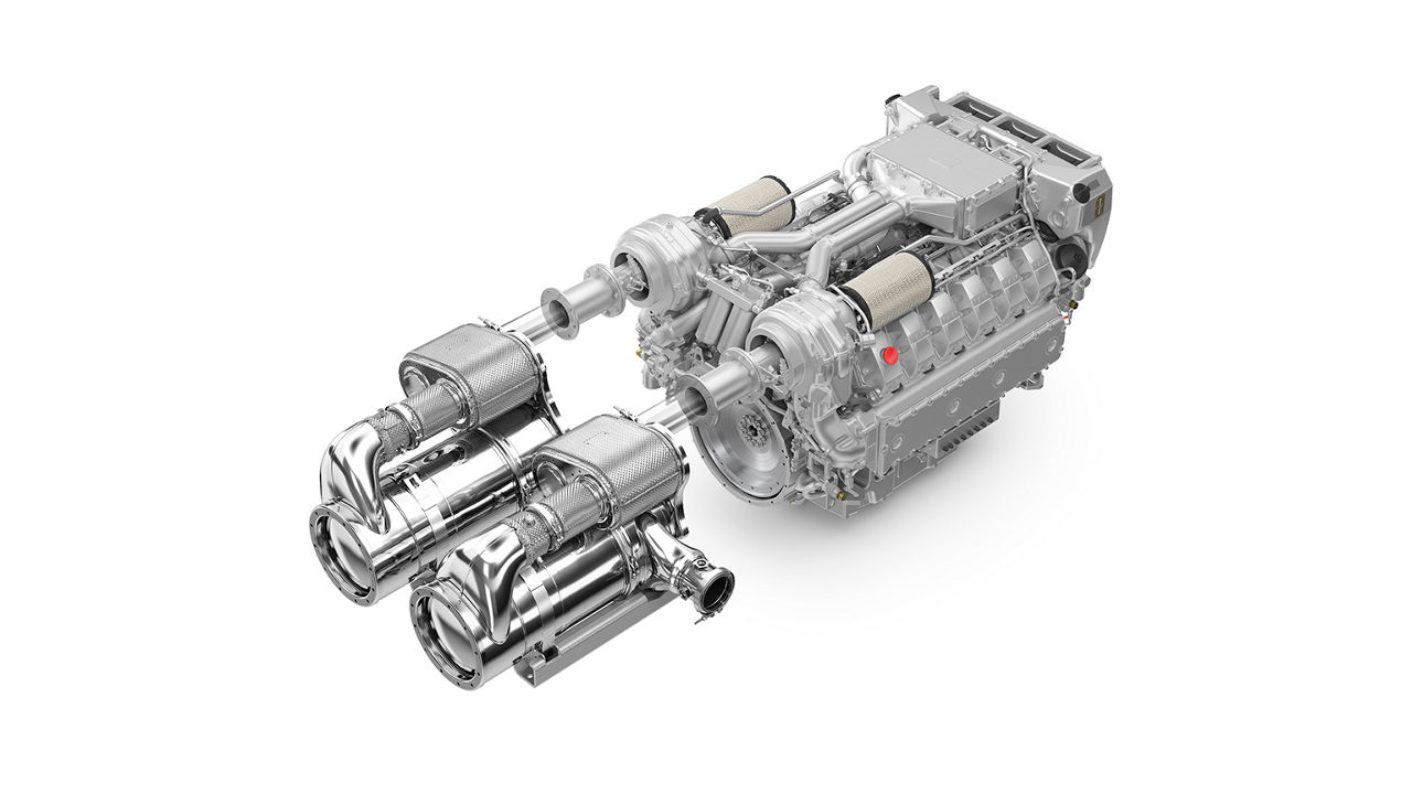 MAN Engines modular exhaust gas aftertreatment system for workboats