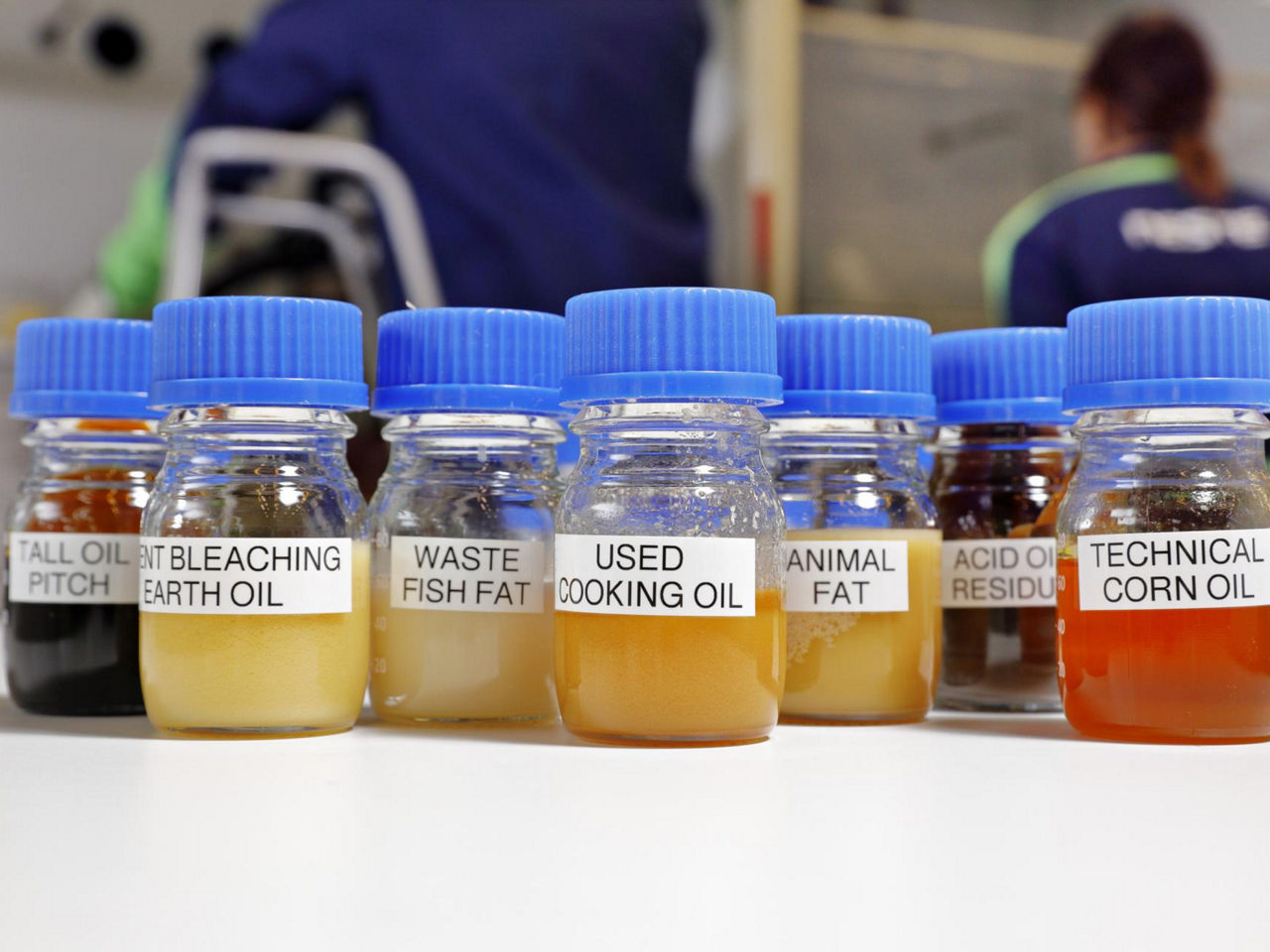 Plant waste and cooking fat for the production of HVO