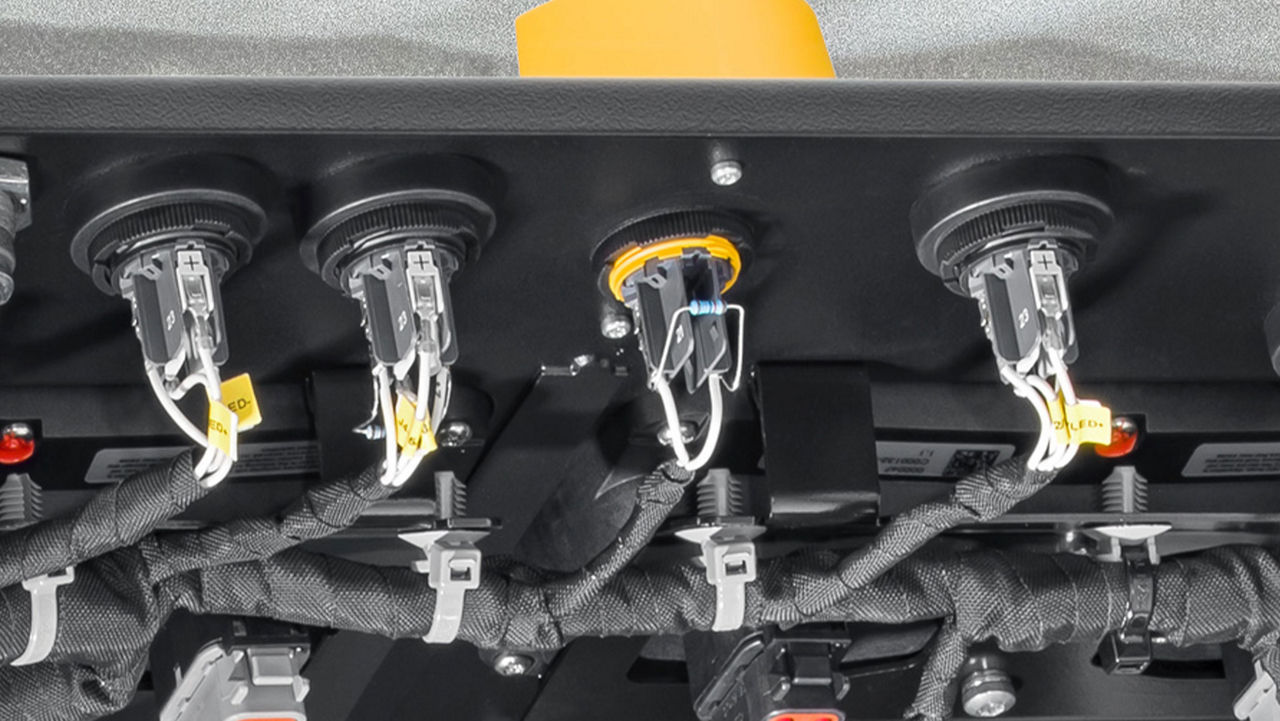 Engine room display of the safety system