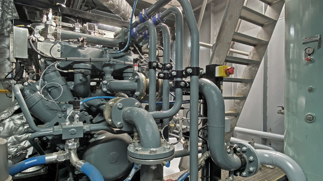 Engine and mixture cooling piping