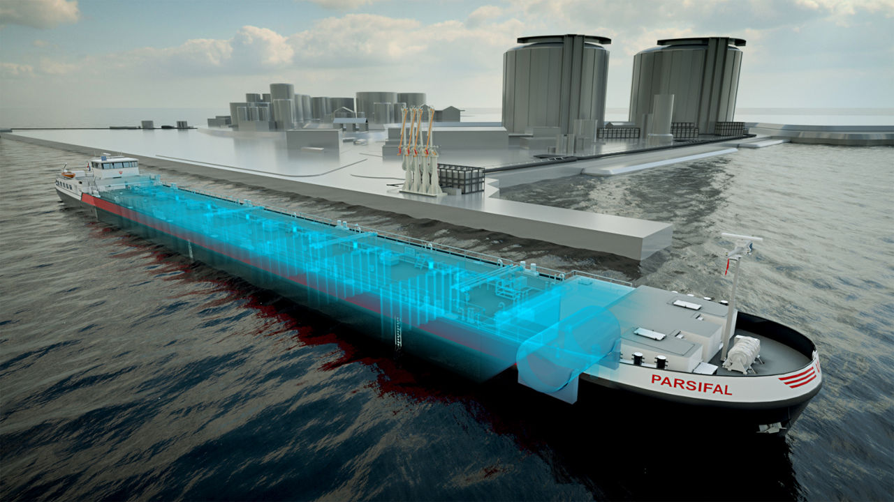 Stationary gas engines in marine use