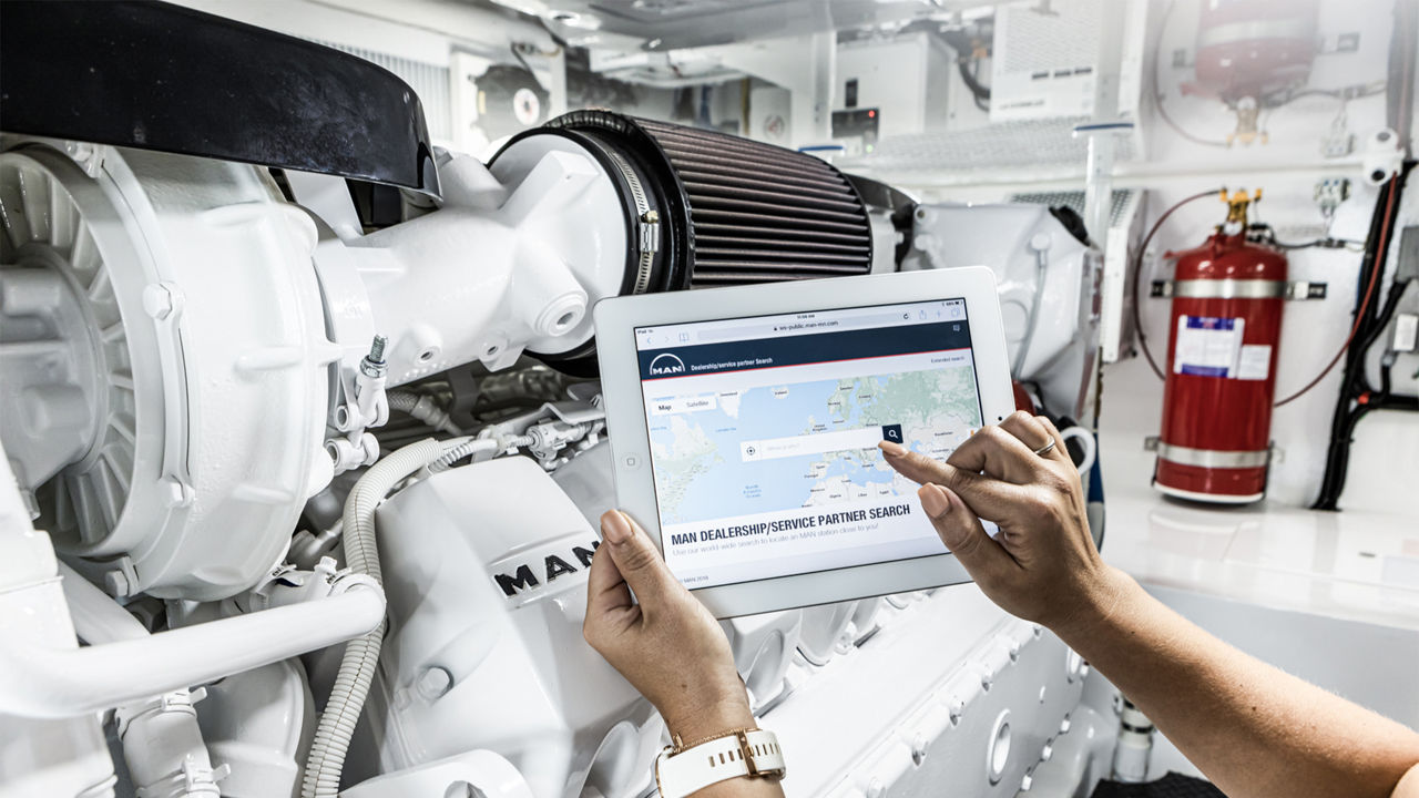 Worldwide MAN Engines Services Network