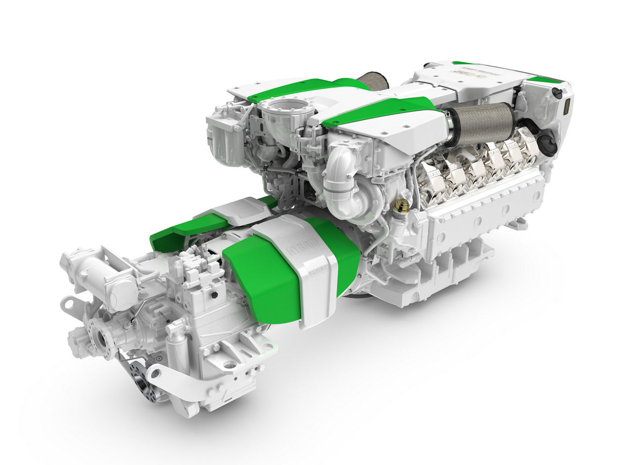 MAN hybrid system for marine applications