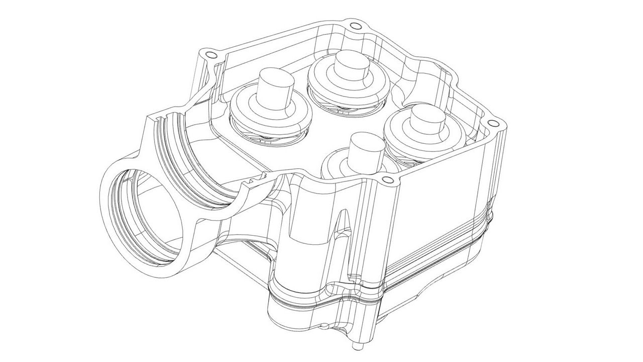 New thermostat housing