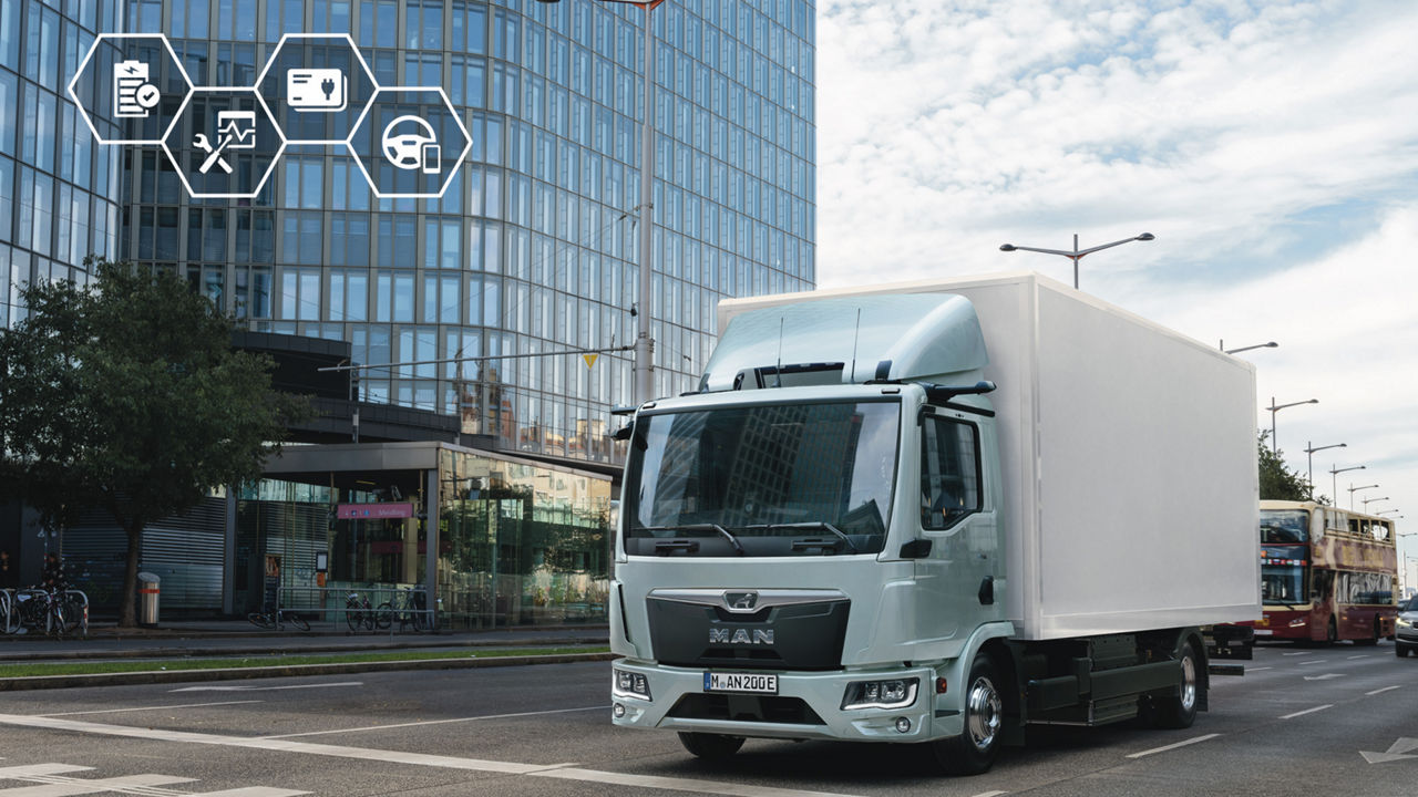MAN Digital Services support the efficiency and vehicle availability of the MAN eTGL.