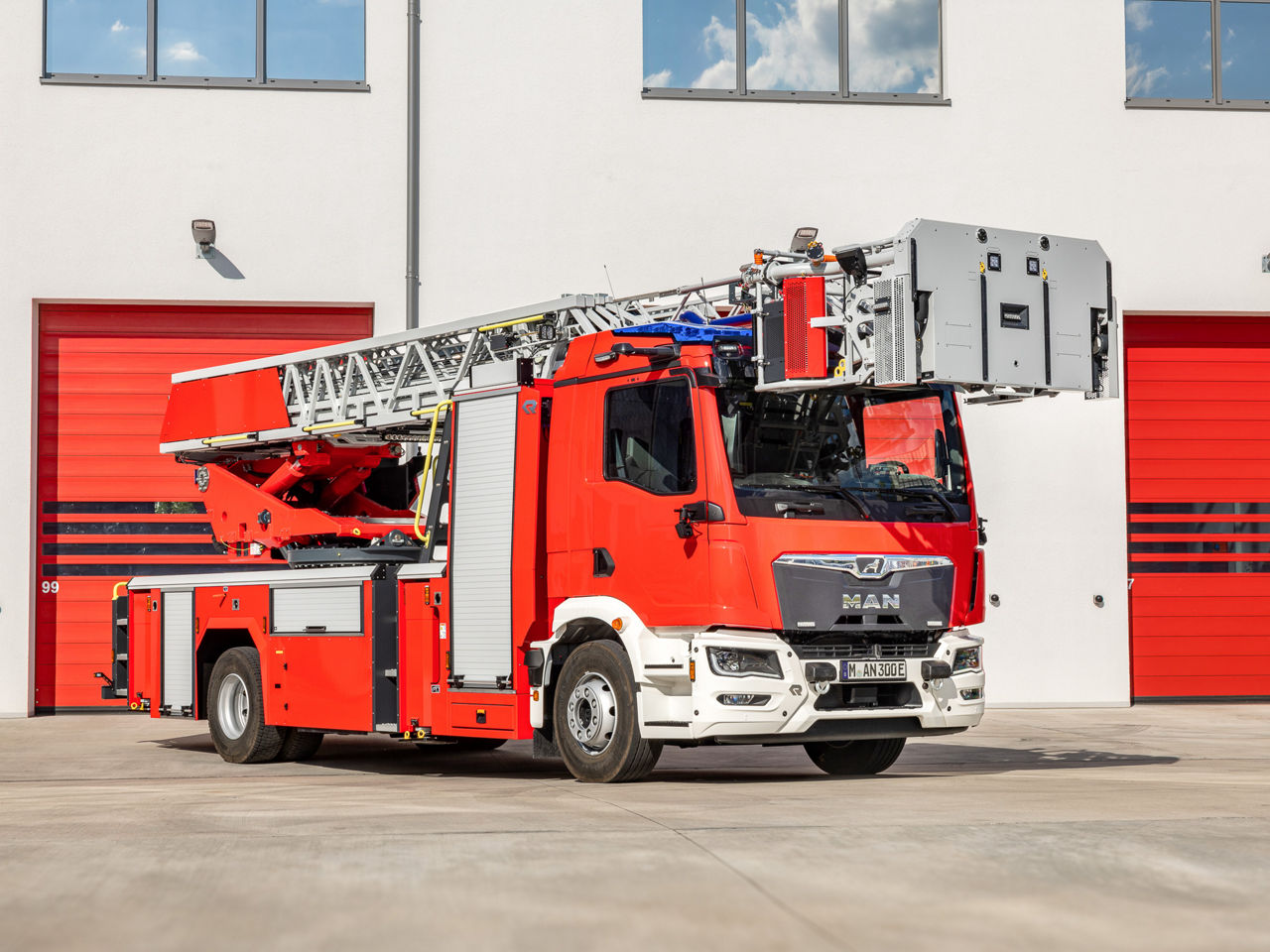 El MAN eTGM 16t 4x2 BL: el primer camión eléctrico de bomberos en la clase media