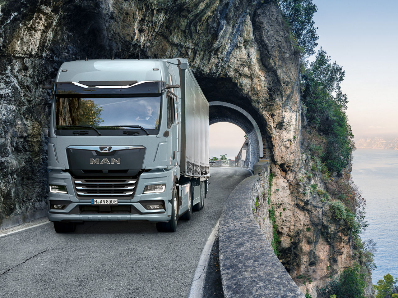 MAN eTGX on the road