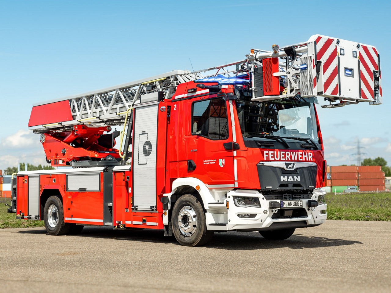 Le MAN eTGM pour les interventions des pompiers avec véhicule électrique