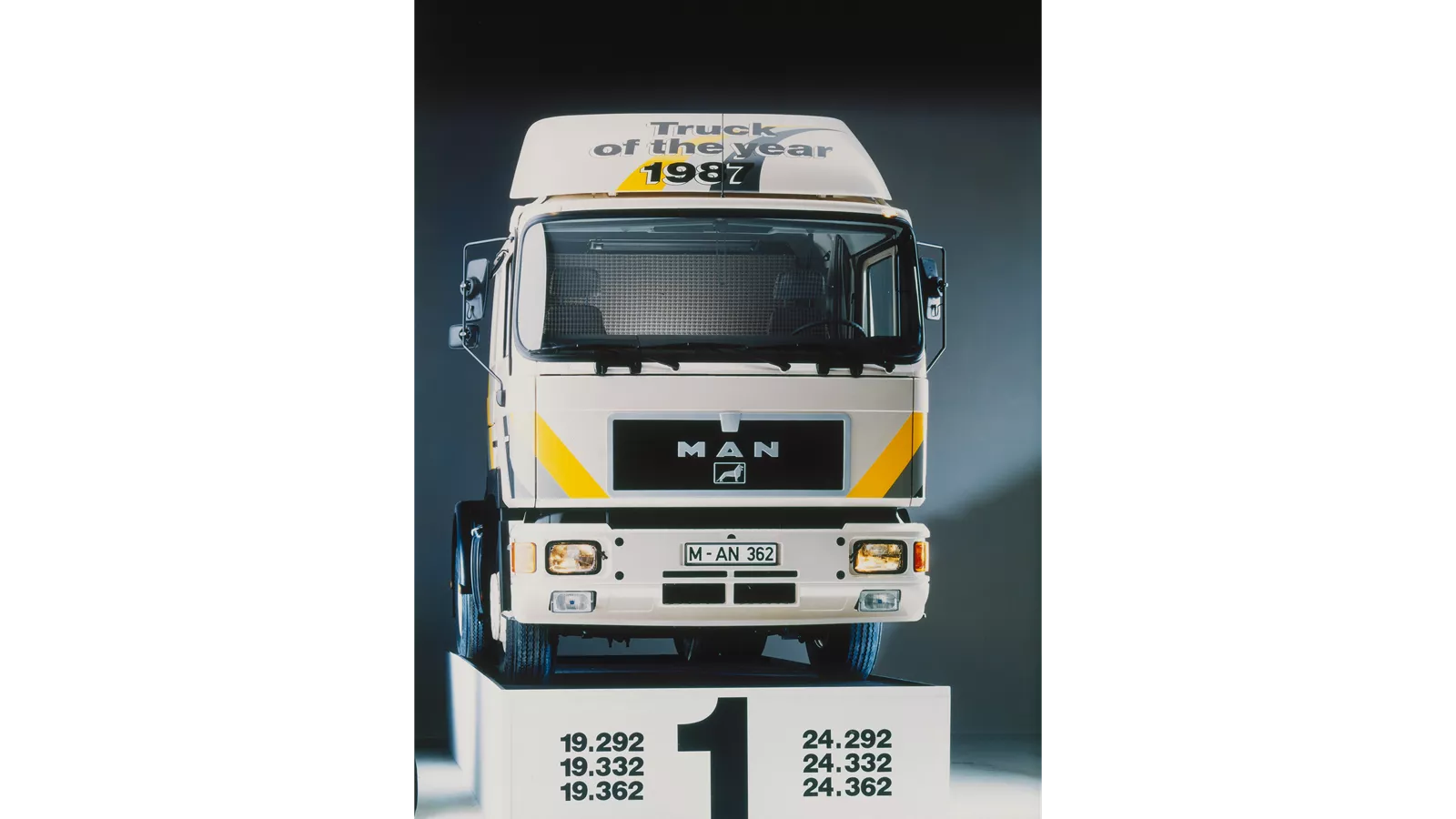 The MAN F90&nbsp;– “Truck of the year”, 1987