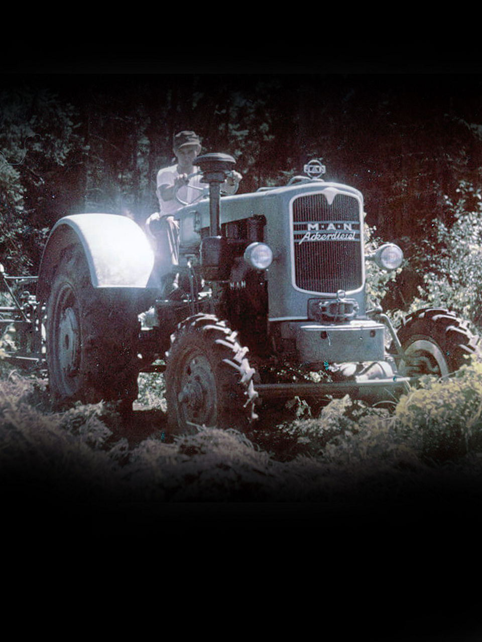 MAN farm tractor from the 1950s