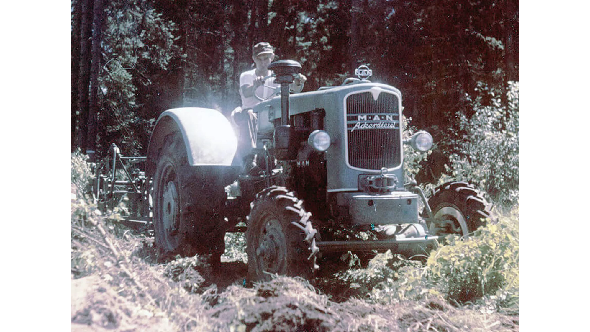 MAN farm tractor from the 1950s