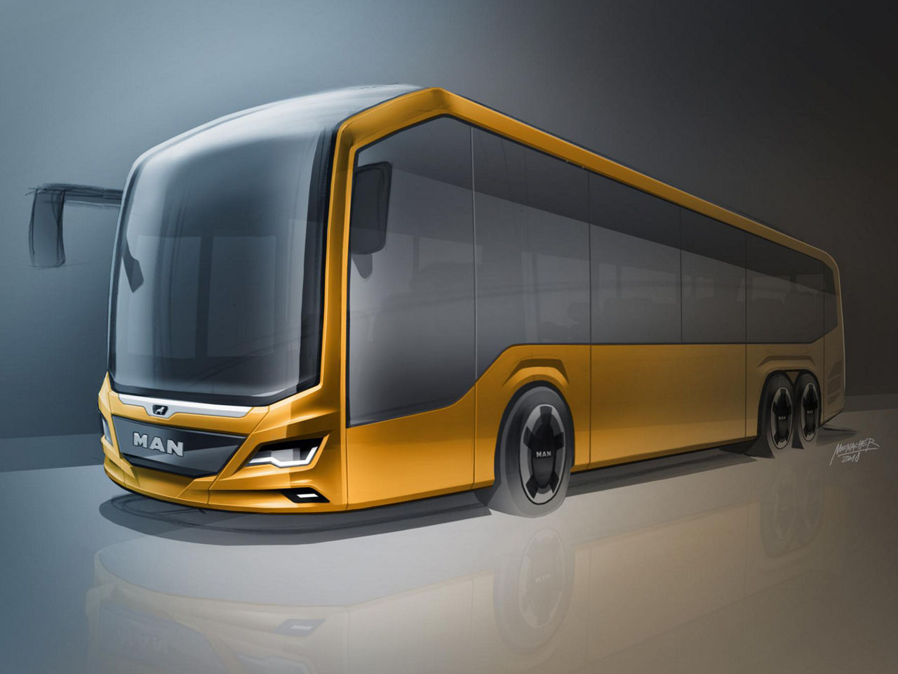 The new Lion's Intercity LE as a model