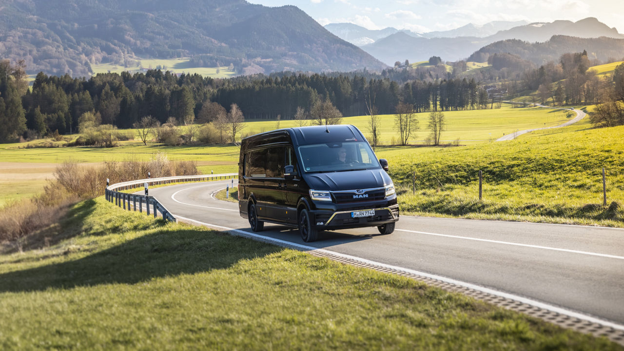 Träume verwirklichen: Der MAN TGE Kastenwagen ist die ideale Basis für Ihren individuellen Reisemobilausbau.