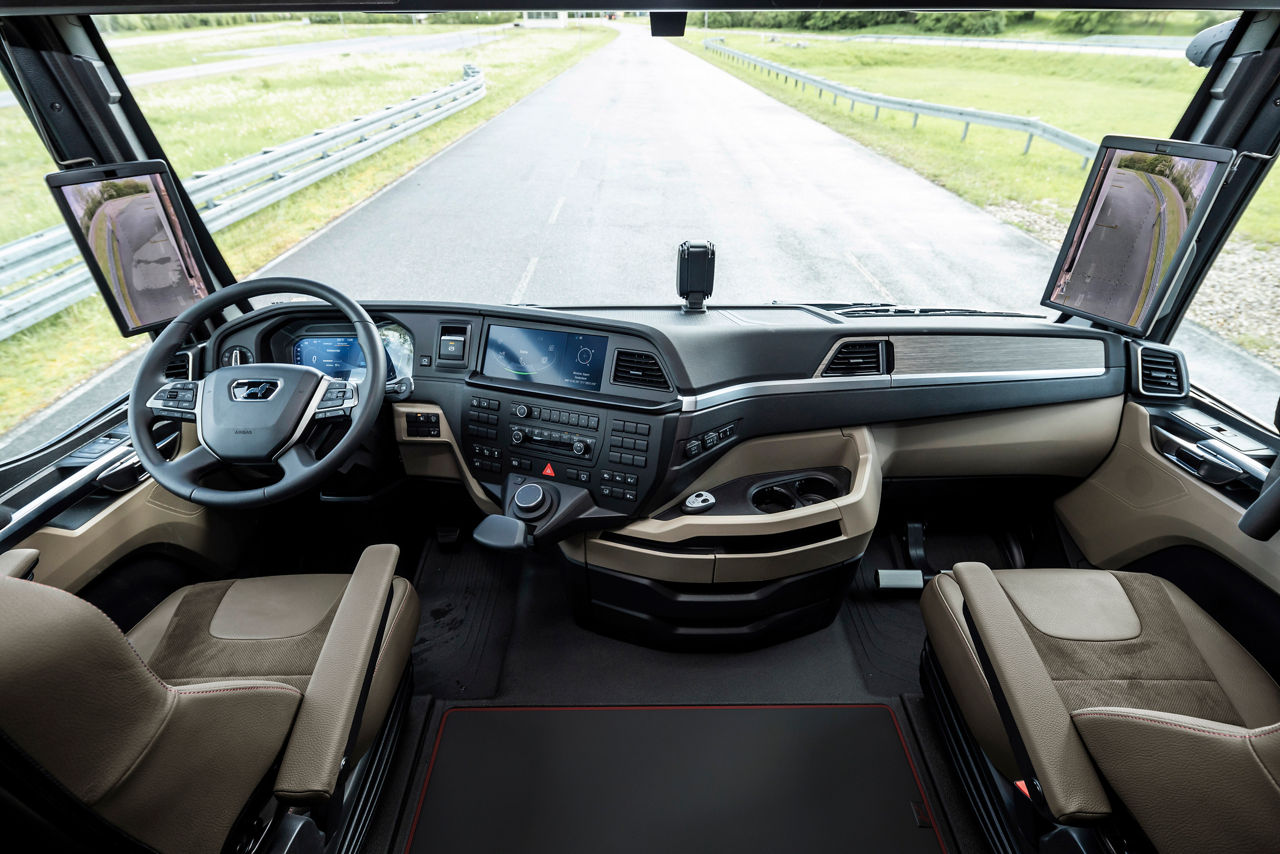 Le système numérique de remplacement des rétroviseurs MAN OptiView