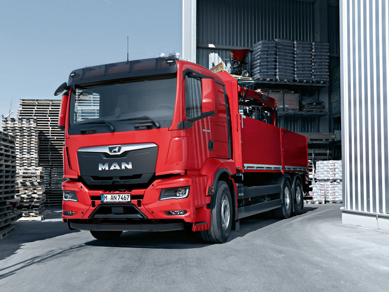 Transporting building materials