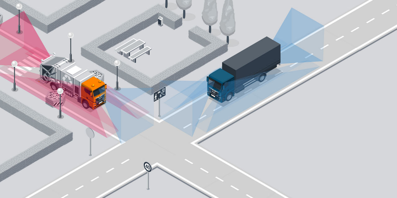 V závislosti na jízdní situaci upravuje 360° kamerový systém výhled do okolí.