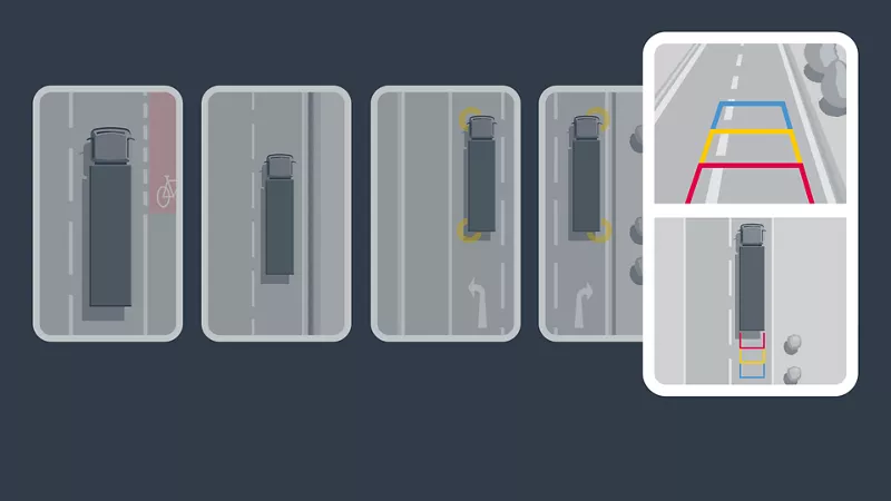 Přizpůsobení výhledu do okolí při couvání