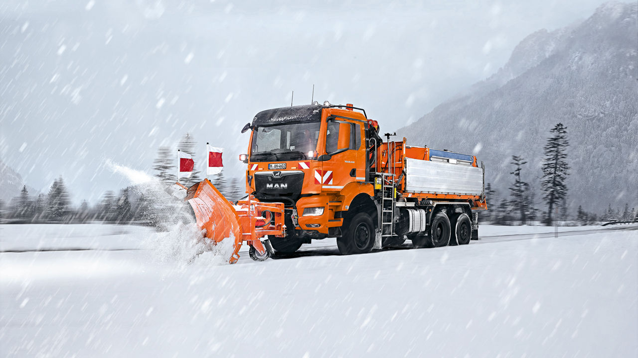 MAN winter service vehicle