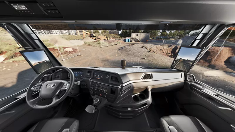 Naše kabina řidiče MAN GN přesvědčí svojí nízkou vlastní hmotností, vynikající možností přestavby a prostorné a komfortní palubní oblasti.