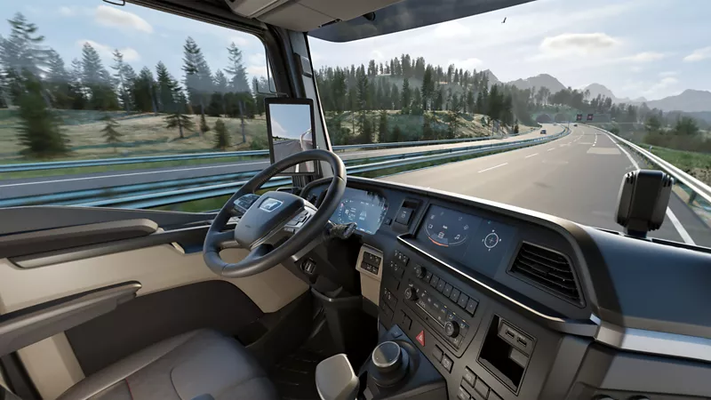 Vår MAN-förarhytt GX erbjuder arbets-, bo- och sovkomfort i XXL-format och är därmed idealisk för långa körningar i den internationella fjärrtrafiken.