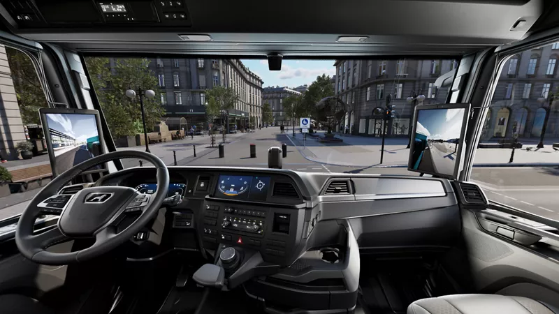 The weight-saving, compact design of our MAN TN cab ensures payload advantages. The comfortable bed with slatted frame offers highly relaxing comfort.