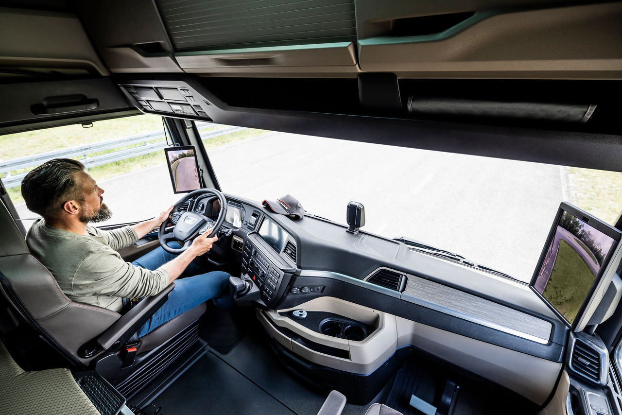 Uzun yol kamyonları: MAN TGX'teki sürücü mahalli