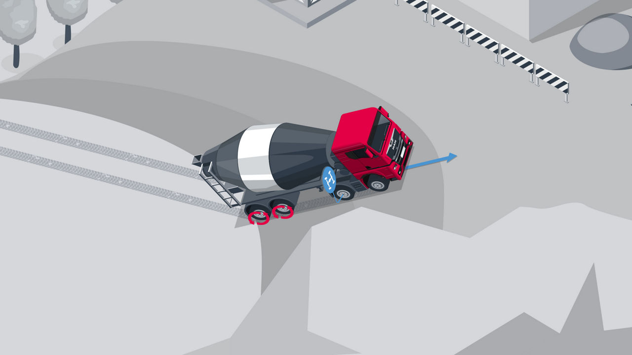 Hydrostatic front-axle drive