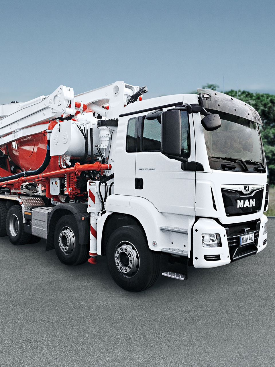 MAN ready-mix concrete vehicles