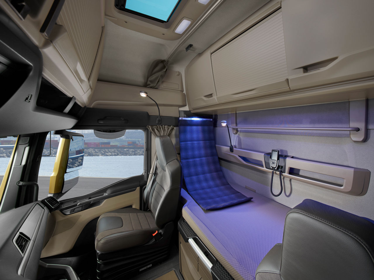 With the cab, the widest variety of interior and exterior conversions are possible.