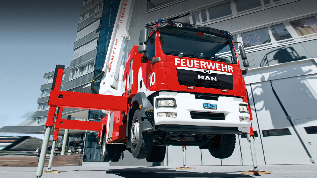 MAN fire service and emergency services vehicles