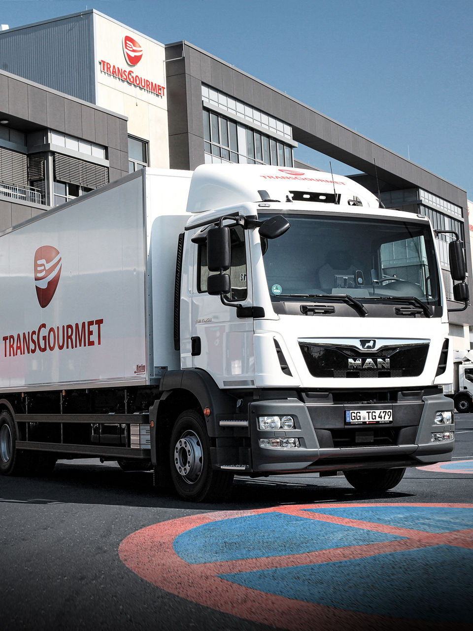 MAN food delivery trucks