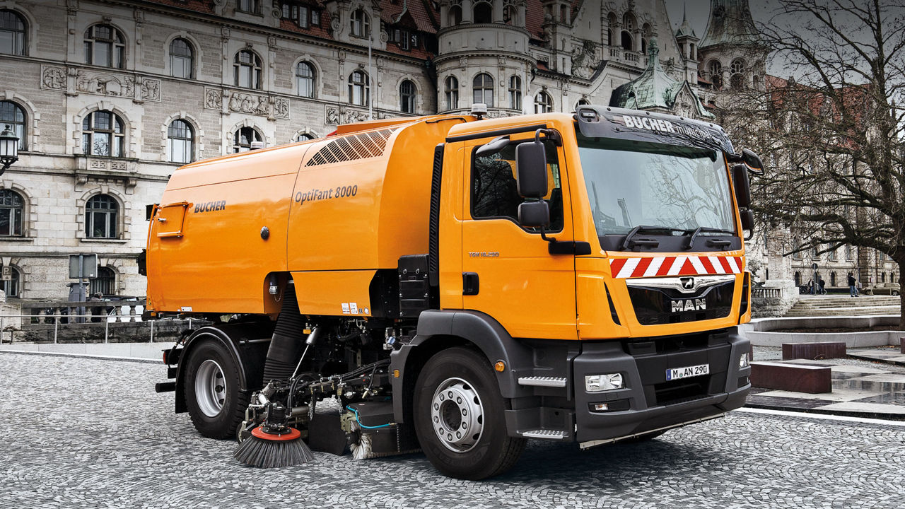 MAN vehicles for road clearance & winter service
