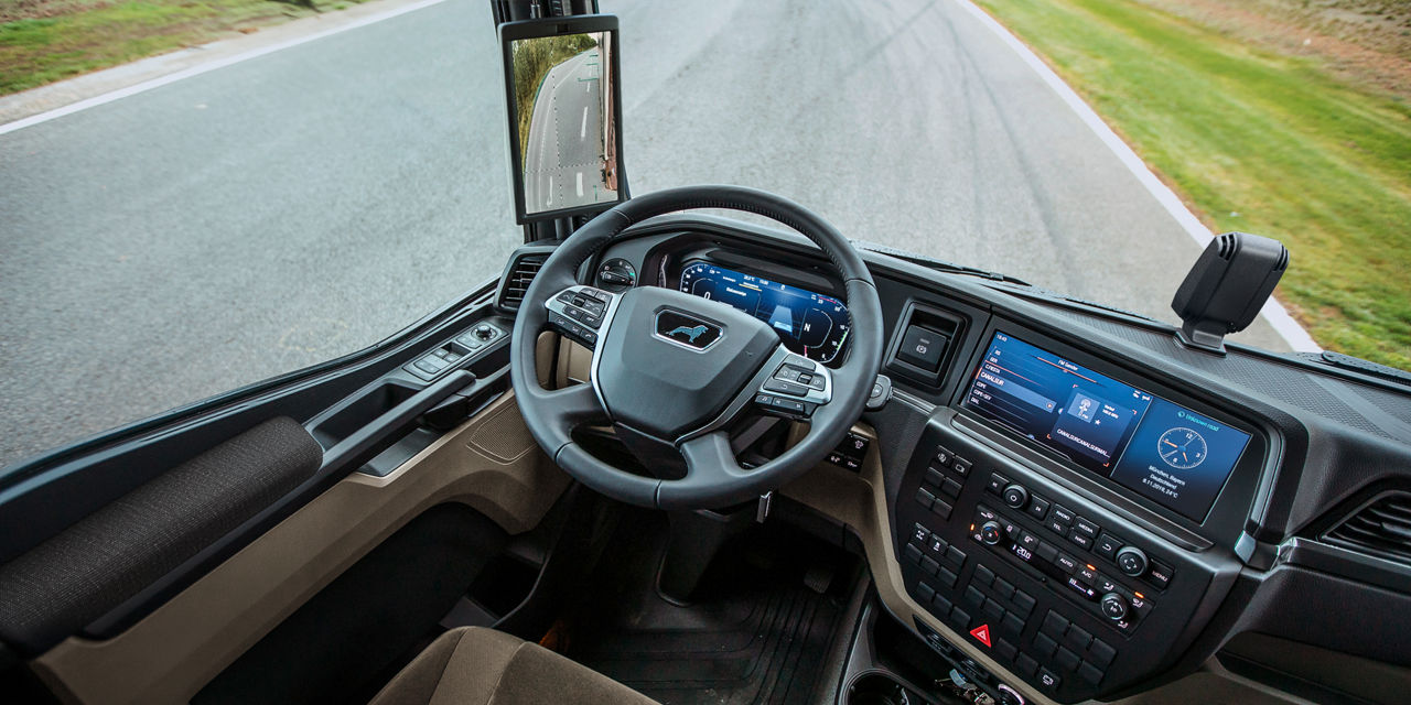 Verteilerverkehr-Lkws: Großzügiges Sichtfeld 