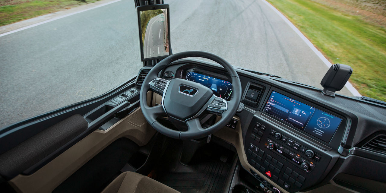 Instrumententafel mit optimierter Anordnung.