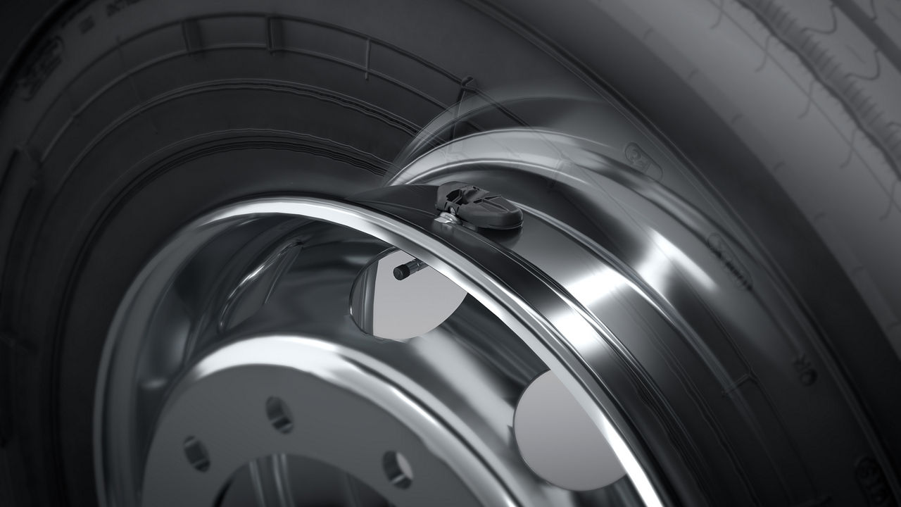 Reifendruckkontrollsystem mit Temperaturanzeige