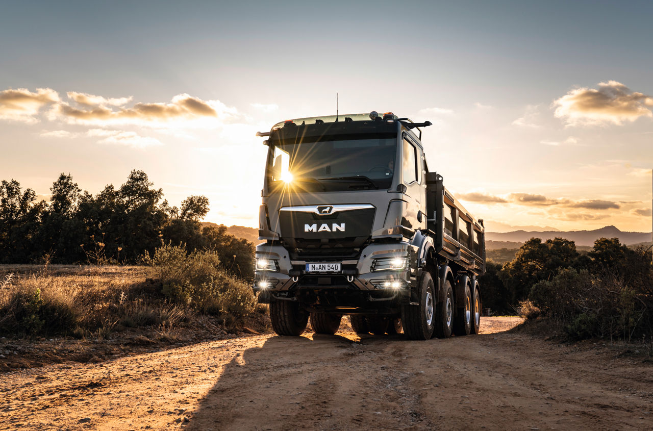 Optimierte Fahrzeugverfügbarkeit ist beim MAN TGS inklusive.