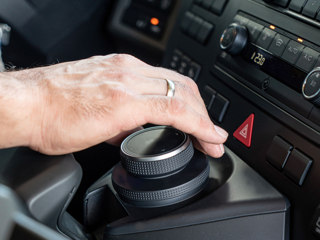 Liten dreiering på MAN SmartSelect i TGS