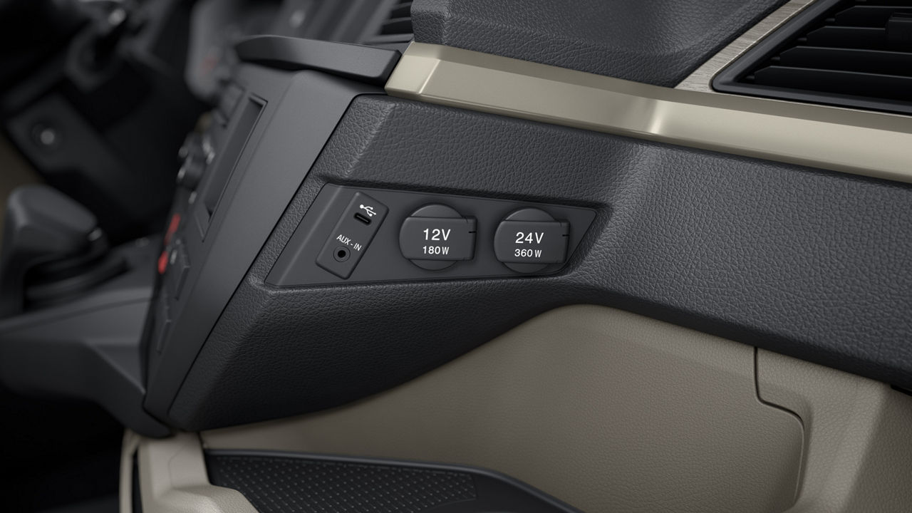 MAN TGS stikkontakter og tilkoblinger