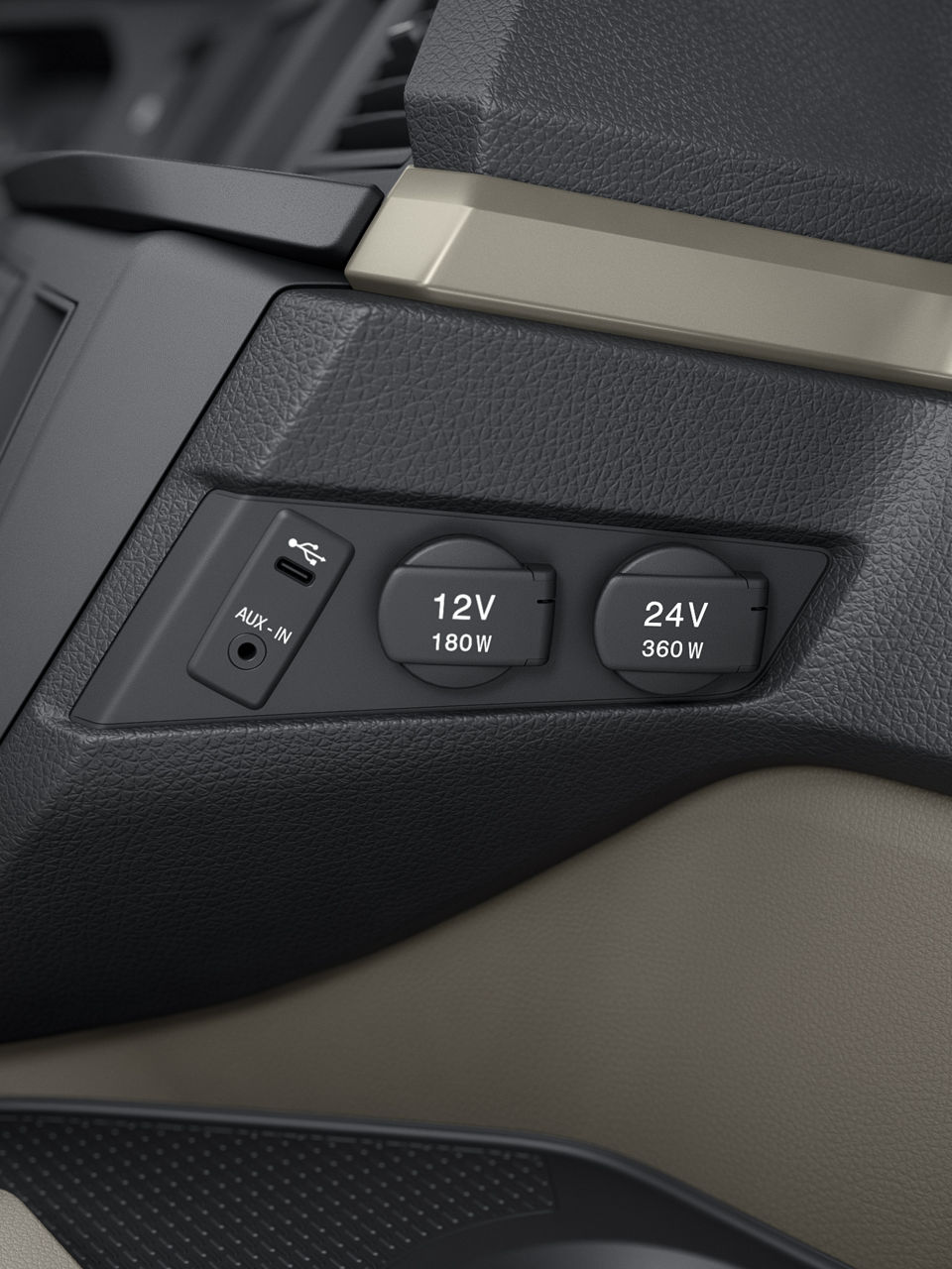 MAN TGS stikkontakter og tilkoblinger