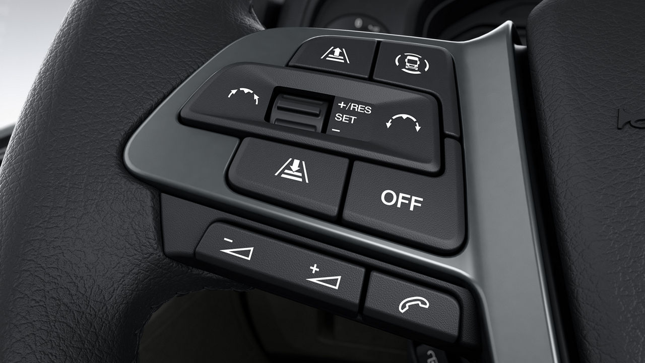 Direct access to central assistance systems operating menu