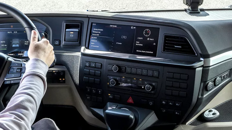 The infotainment system includes navigation, radio channels, a video function, telephone and more.